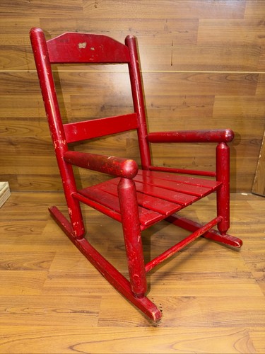 Sedia dondolo vintage - sedia, a