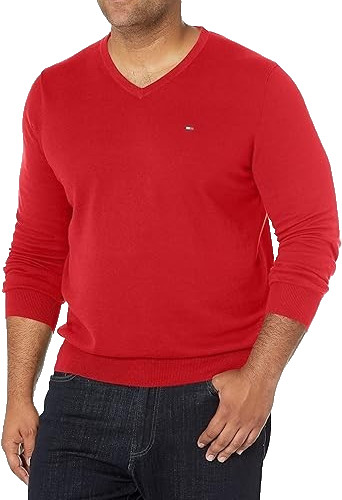Tommy hilfiger maglione rosso - maglione,