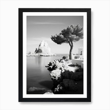 Ibiza Spain Black And White