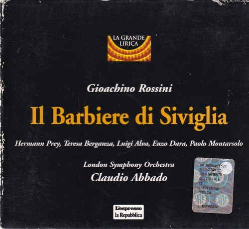 Rossini barbiere di - rossini,