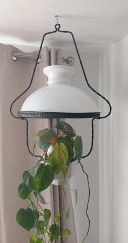 Lampada sospensione antica - a,