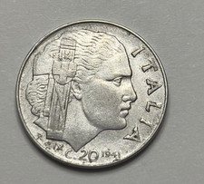 1941 Italy 20 Centesimi Coin |