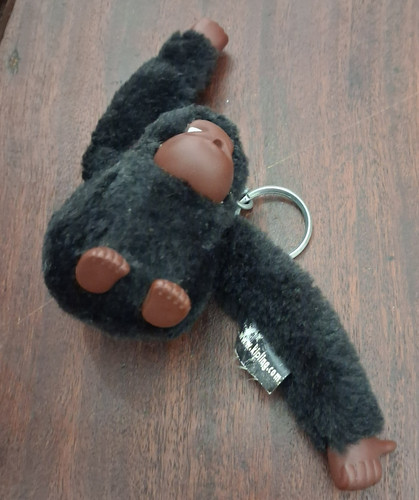 Portachiavi scimmia peluche - scimmia,