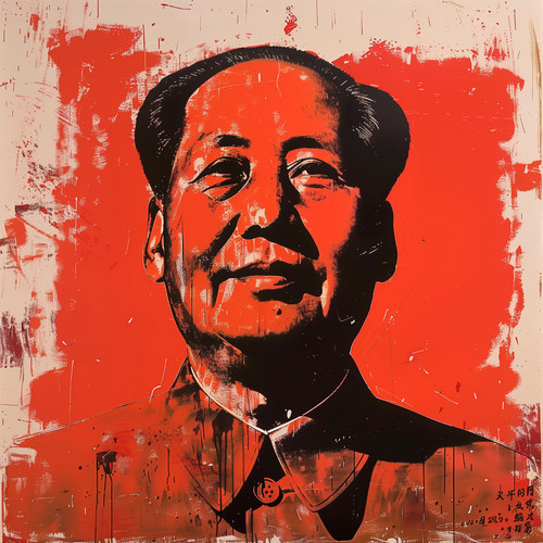 Stampa artistica mao andy - stampa,