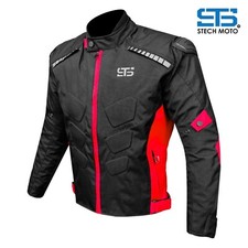 Moto giubbotto in tessuto uomo