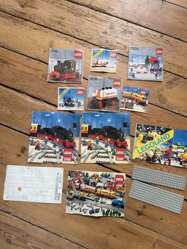 Lego vintage ferrovia - lego, 1980/81