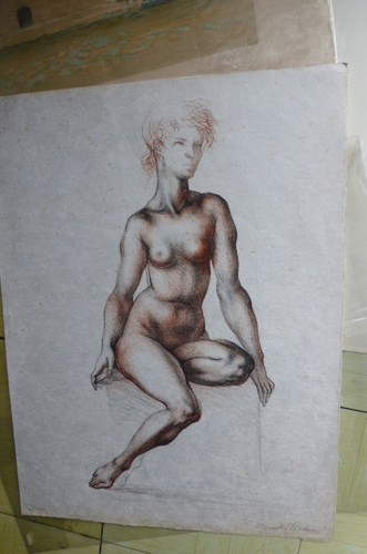 Grande lithographie sur papier