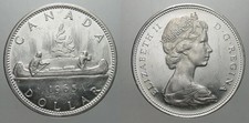 CANADA 1 DOLLARO 1965 CANOA IN