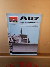 Catalogo Officina Originale AD7 Trattori Fiat Parti Di Ricambio Anno 1966