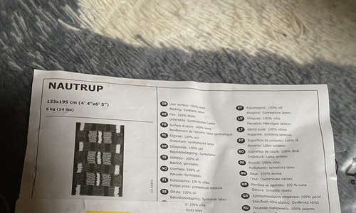 Nuovo tappeto ikea nautrup - nuovo,