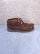 Geox Moccasin Very Comfortable for Men in Soft Suede with Laces Tg 40 Brown