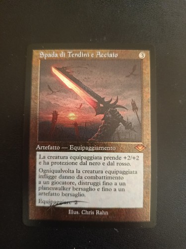 Mtg spada tendini acciaio - spada,
