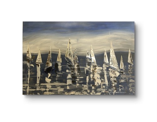 Dipinti olio tela 90x60 - olio, cm