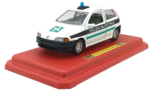 Bburago fiat punto polizia - fiat,