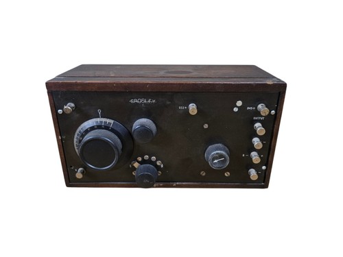 Antico ricevitore radio - antico,
