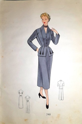 Stampa antica moda femminile - stampa,