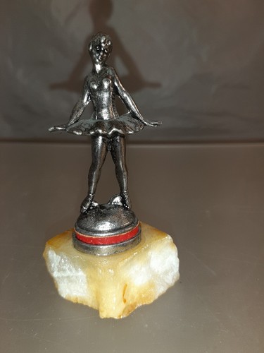 Ballerina statuina peltro - statuina,