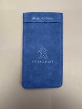 Portaocchiali Portadocumenti Peugeot Alcantara Astuccio Custodia Occhiali Nuovo