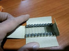 GIACENZA MAGAZZINO LOTTO 10 WEBER ITW025 FUSIBILE VETRO 6,3X32MM 1,5A 250V