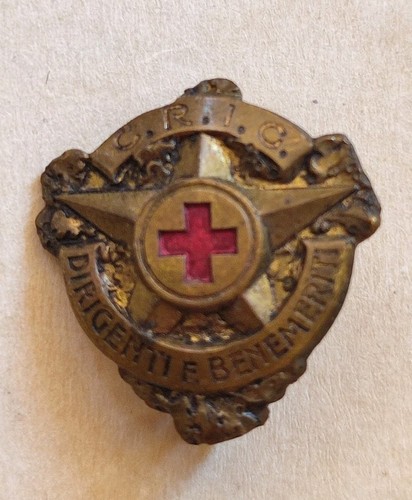 Distintivo cri croce rossa - croce,