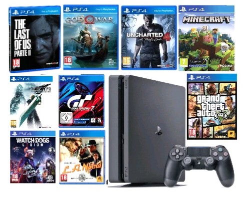 Sony playstation ps4 slim - playstation,
