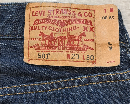 Levis 501 button - levis, jeans