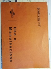 Libretto completo USO e MANUTENZIONE LAMBRETTA 125 f -1954 inbuone Condizioni...