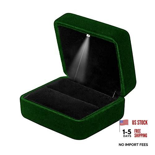 Scatola porta anelli con - , luce