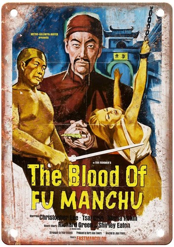 Blood manchu poster - fu,