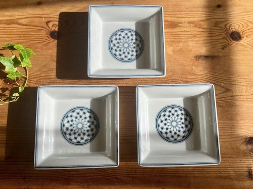 Set piatti quadrati bianchi - piatti,
