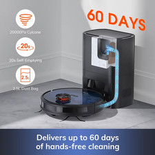 Robot Aspirapolvere Lavapavimenti 3000Pa  e Stazione Automatica Ilife T10s