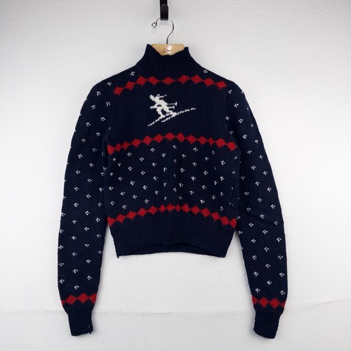 Maglione sci apres vintage - sci,