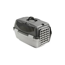 Stefanplast Trasportino gatti|cani taglia mini (32x48x31cm) GULLIVER 1 Grigio