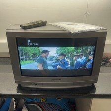 Panasonic Quintrix TX-24DX1 22" Retro Gaming CRT TV Tripla AV RCA con Telecomando