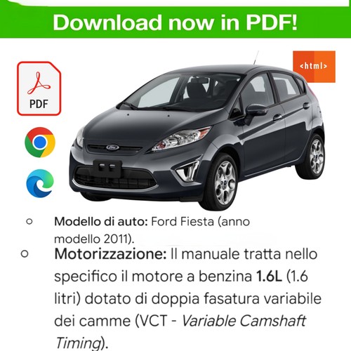 Manuale officina ford fiesta - manuale,