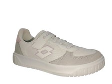 Scarpe Sneakers Lotto Venus 1 Amf Bambina in Pelle e nylon bianco/grigio
