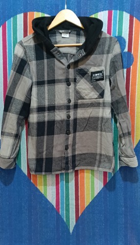 Felpa camicia con cappuccio - , da