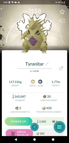 Shiny tyranitar special - tyranitar,