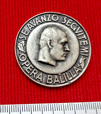 OPERA BALILLA -PLACCA - SE AVANZO SEGUITEMI- mm 38