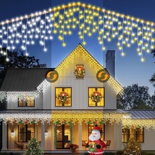 Luci Natale Esterno Cascata