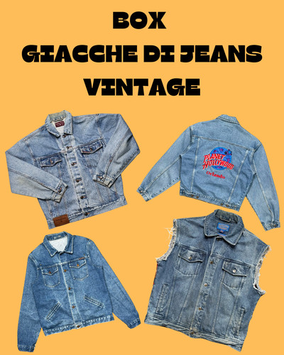 Box giacche jeans - giacche, vintage