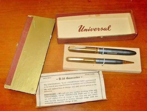Raro set penna - stilografica, e