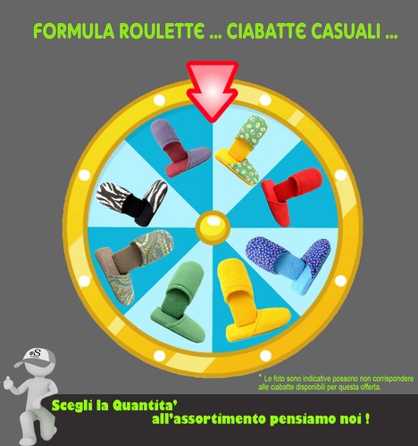 Ciabatte spugna casuali - in,