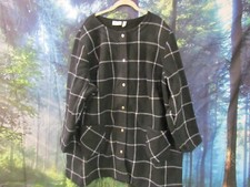 DEMIN & CO  BLACK COAT 3X
