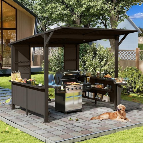9x10ft outdoor hardtop - outdoor, grill