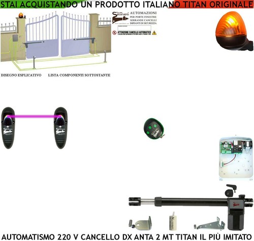 Cancello automatico metri - 2,
