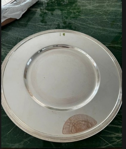 Christofle perles 1 assiette - christofle,