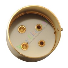 10pz 4pin Oro Ceramica Tubo