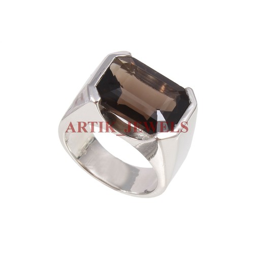 Naturale fumoso quarzo con 14k - fumoso,