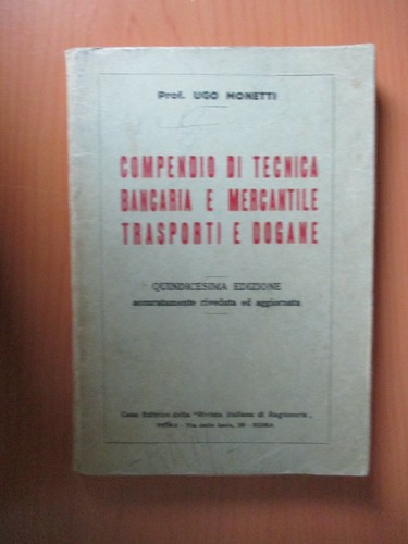 Ugo monetti compendio di - compendio,